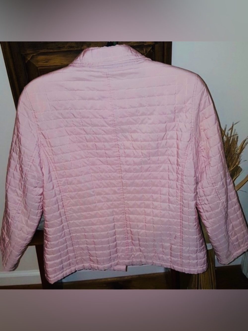 Doncaster Quilted Snap-Front Jacket in Soft Pink - Picture 3 of 8